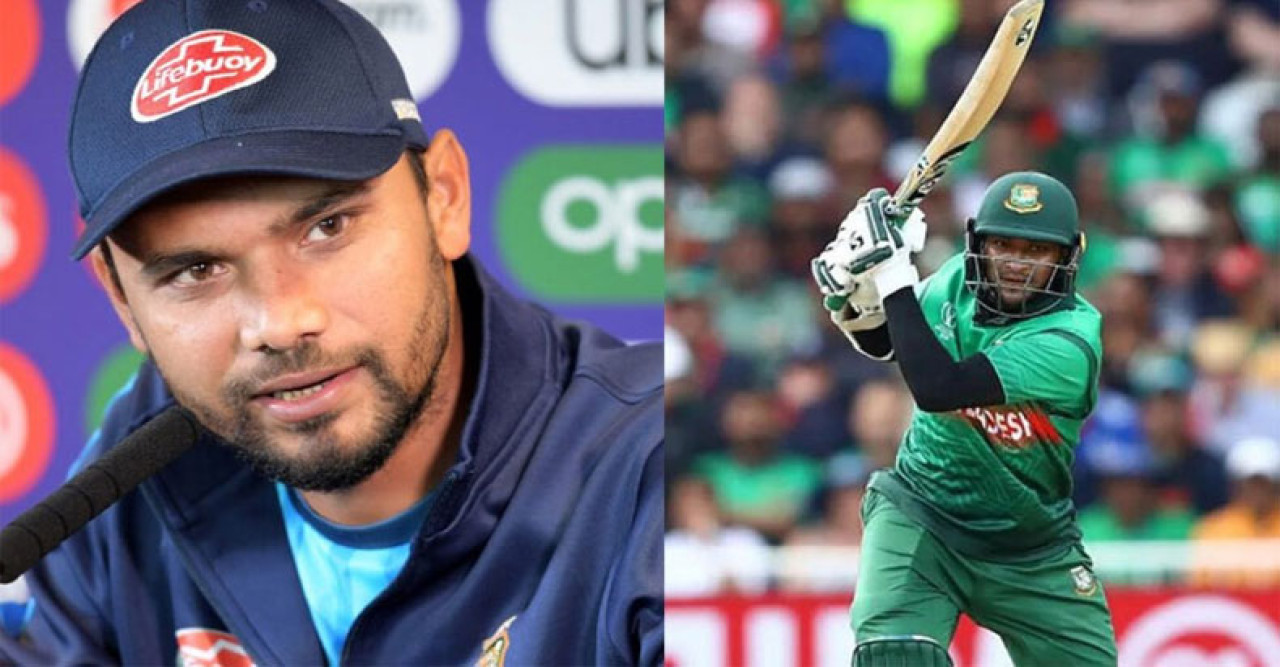 সাকিবকে নিয়ে আলাদা করে বলার কিছু নেই, সবসময় বেস্ট পারফর্মার: মাশরাফি