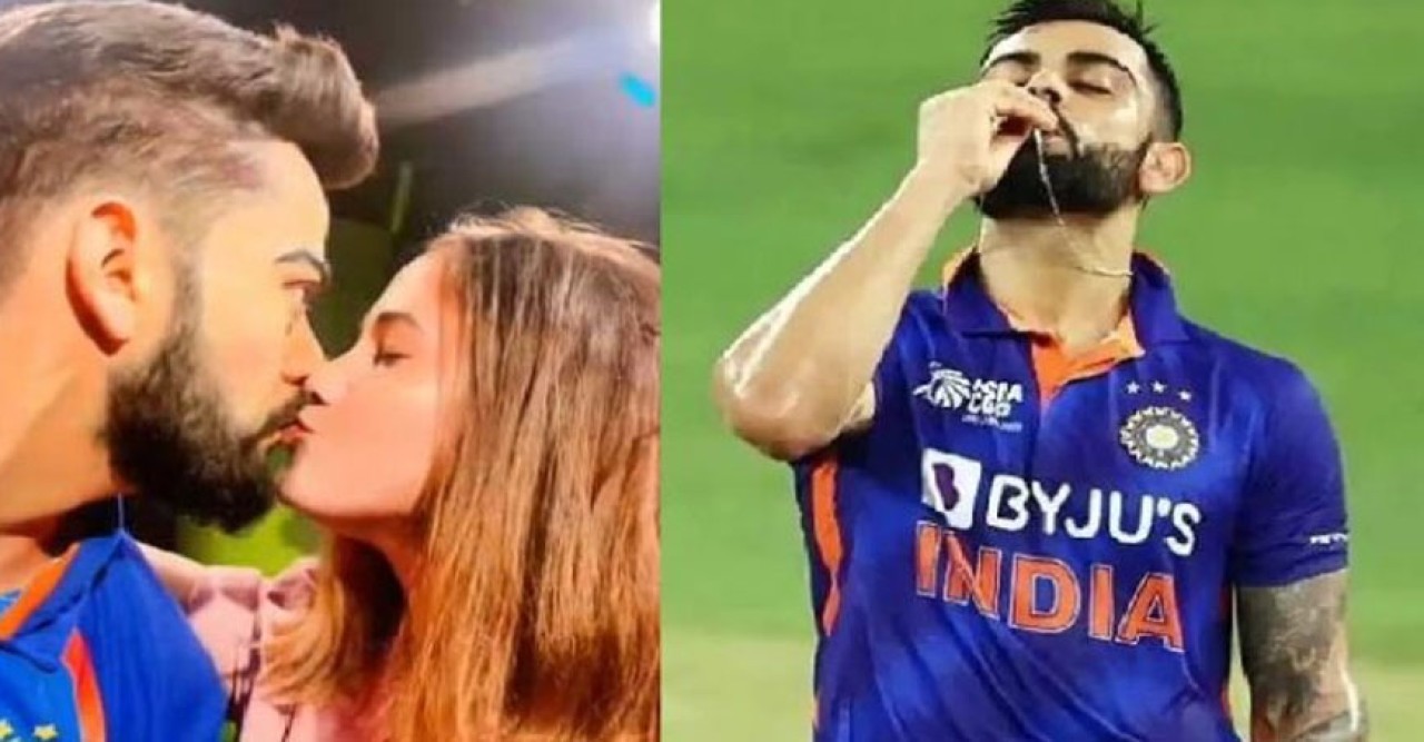 কোহলিকে জড়িয়ে ধরে তরুণীর চুমু!
