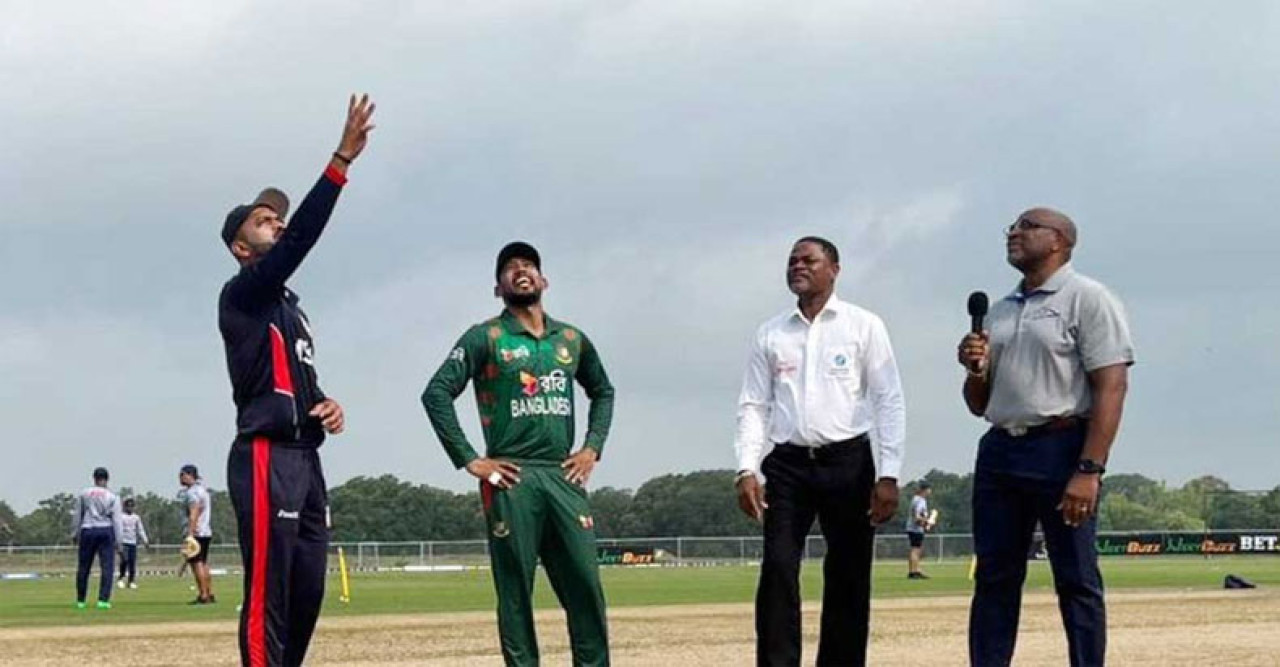 যুক্তরাষ্ট্রের বিপক্ষে টস জিতে ফিল্ডিংয়ে বাংলাদেশ