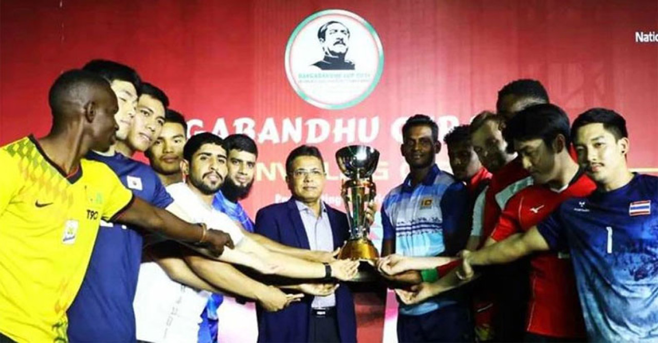 আন্তর্জাতিক বঙ্গবন্ধু কাপ কাবাডির ট্রফি উন্মোচন