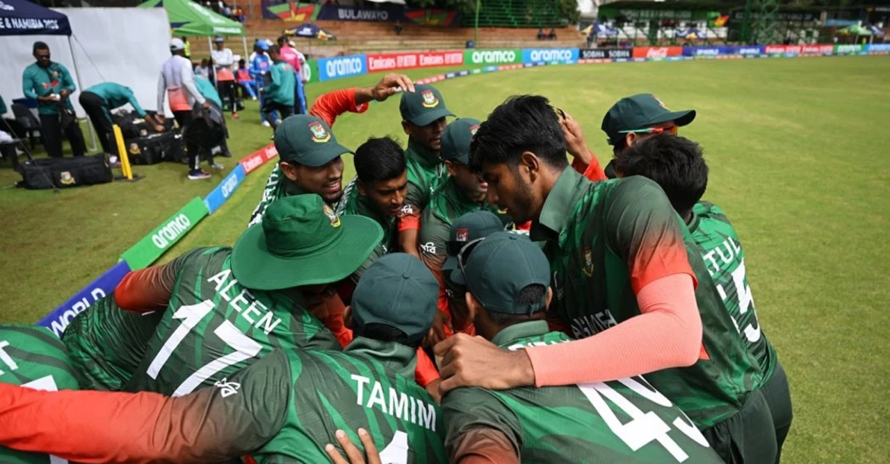 বৃষ্টিতে ভেসে গেল বাংলাদেশ যুবাদের ম্যাচ, এখন সুপার সিক্সের স্বপ্ন ঝুঁকিতে! শেষ ম্যাচে জিততে হবে  ভারতের কাছে নিউজিল্যান্ড হারলে আশা বাঁচবে
