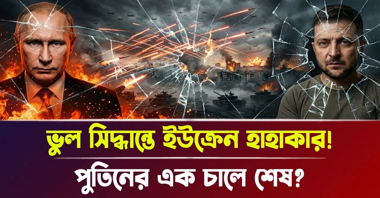 পুতিনের এক চালে শেষ? ভুল সিদ্ধান্তে ইউক্রেন হাহাকার!