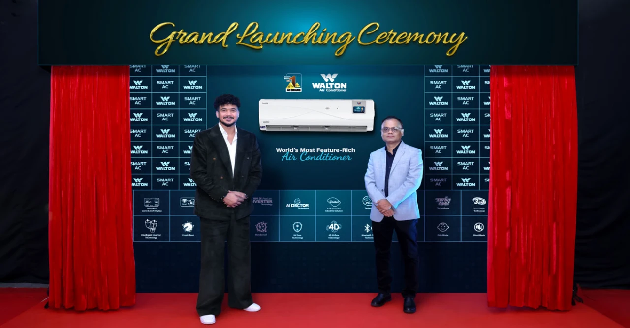 Taskin Ahmed unveils world’s highest featured AC made by Walton 