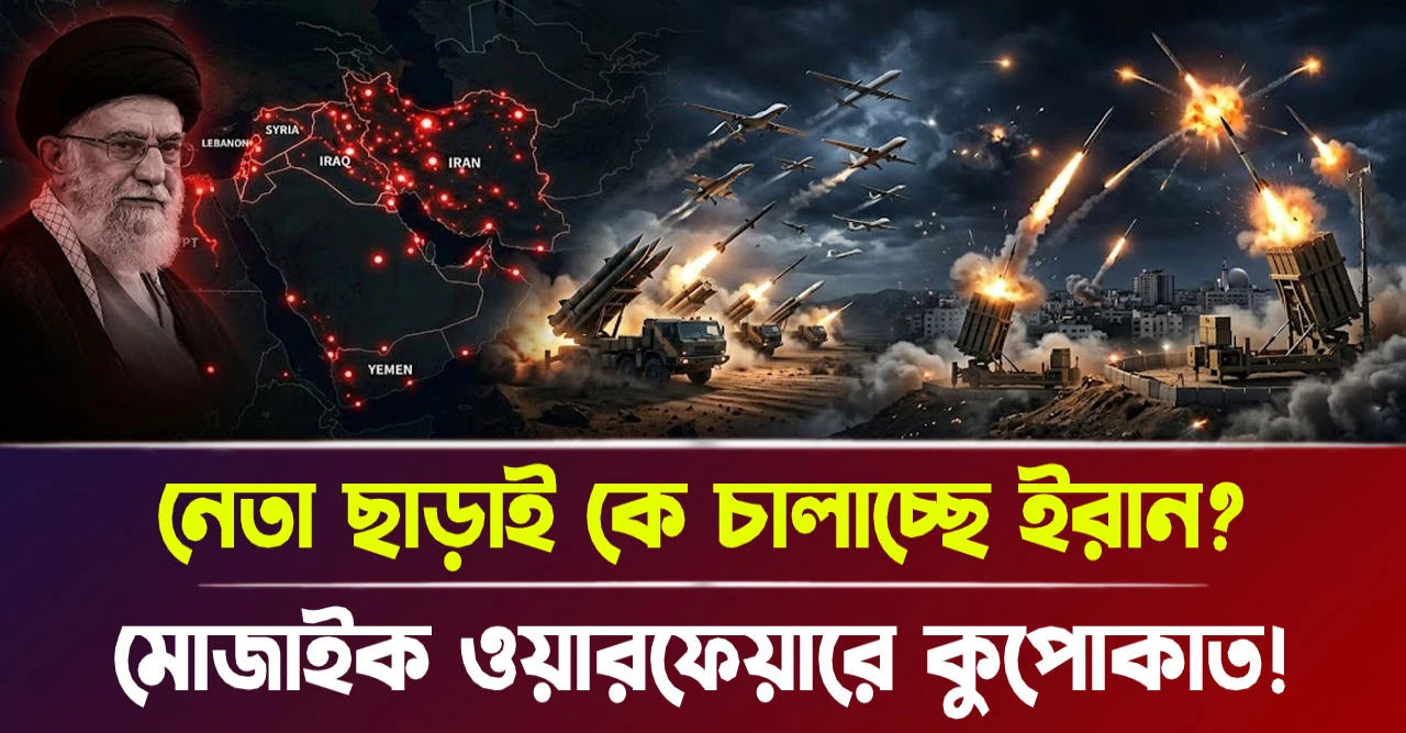 মোজাইক ওয়ারফেয়ারে কুপোকাত! নেতা ছাড়াই কে চালাচ্ছে ইরান?