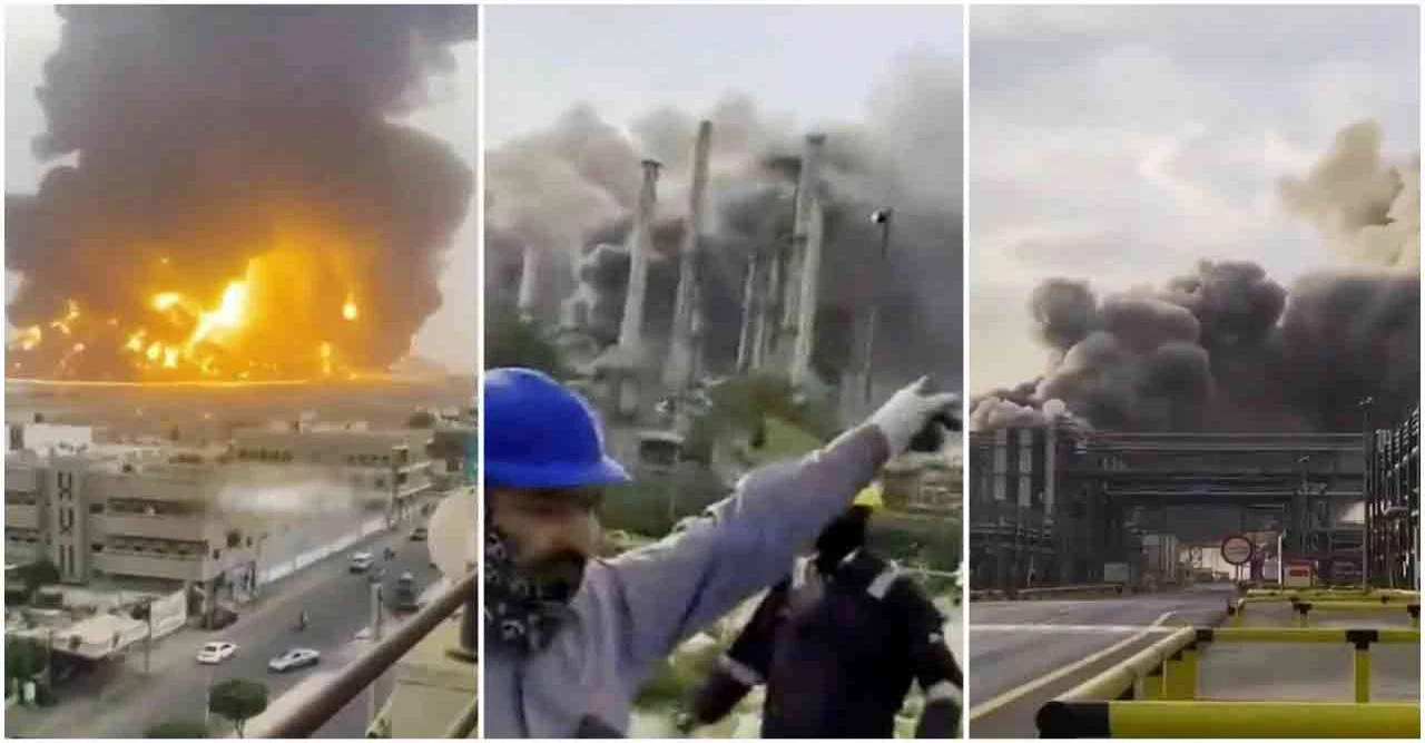 ইরানের ড্রোন হামলা সৌদি আরামকোর তেল শোধনাগার ও ইসরায়েলি আকাশ প্রতিরক্ষা লক্ষ্য করে