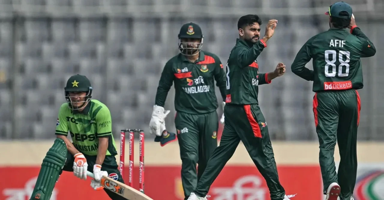 সাদাকাতের ঝড়েও শেষরক্ষা হয়নি, নিয়ন্ত্রিত বোলিংয়ে পাকিস্তান অলআউট ২৭৪—বাংলাদেশের সামনে ২৭৫ রানের লক্ষ্য