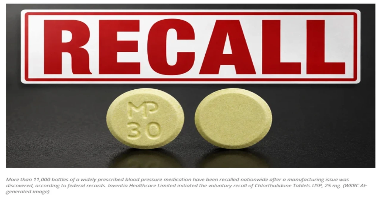 Blood Pressure Medication Recall Expands Nationwide as Dissolving Defect Threatens Treatment Efficacy