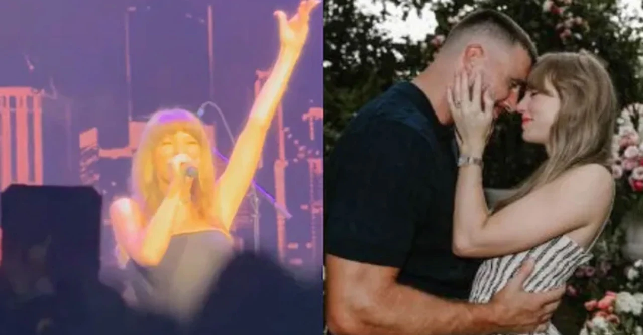 Taylor Swift Stuns Fans with Surprise ‘Love Story’ Duet at Travis Kelce’s Charity Concert, Flashes Engagement Ring