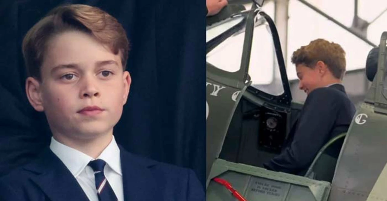 Prince George Nearly Towers Over Princess Kate During Surprise RAF Visit for Armed Forces Day
