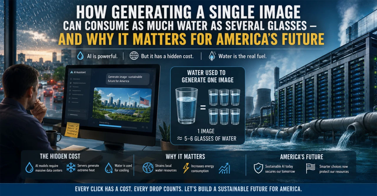 How Generating a Single Image Can Consume as Much Water as Several Glasses — And Why It Matters for America's Future