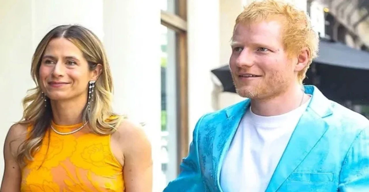 Ed Sheeran's Turquoise Suit and Sneakers Steal Spotlight at Taylor Swift's Star-Studded Wedding
