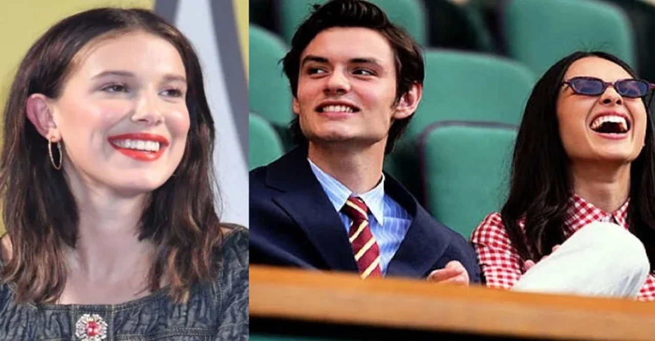 Millie Bobby Brown Playfully Trolls Co-Star Louis Partridge With Olivia Rodrigo Lyric References During Press Tour