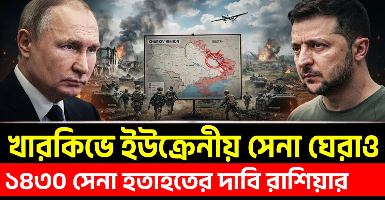 ১৪৩০ হতাহতের দাবি রাশিয়ার! খারকিভে ইউক্রেনীয় সেনা ঘেরাও?