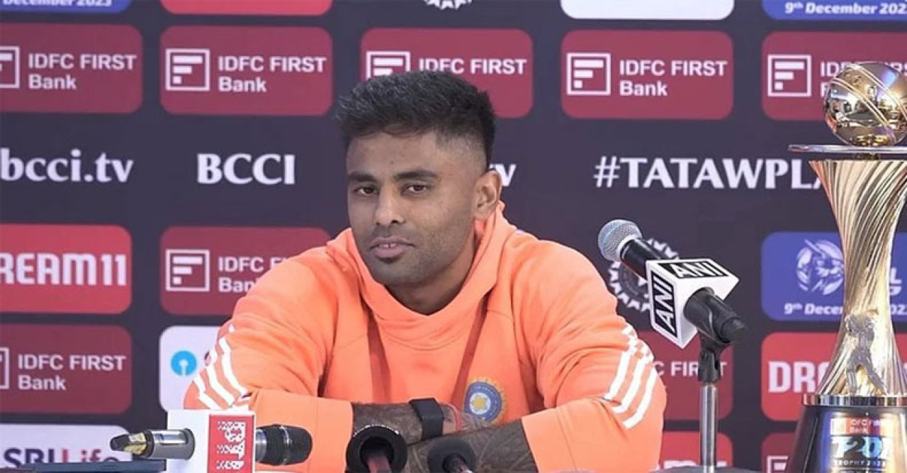 সূর্য কুমারের সংবাদ সম্মেলনে মাত্র ২ জন সাংবাদিক