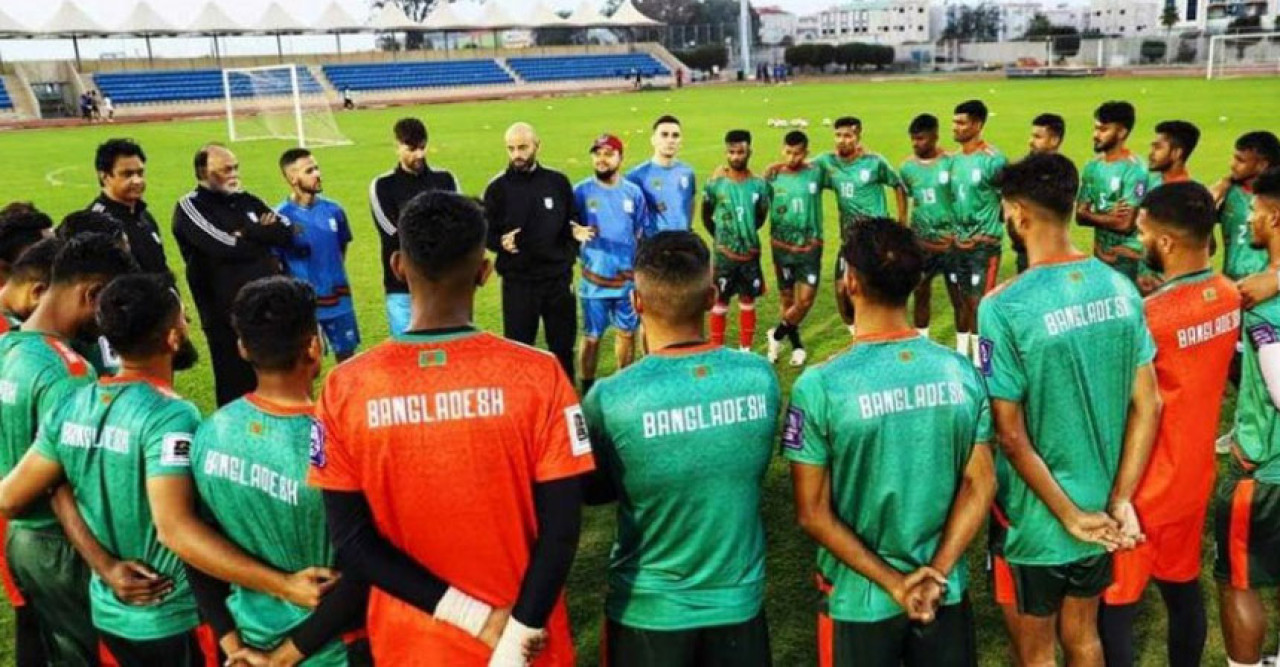 সৌদি আরবে অনুশীলনে বাংলাদেশ ফুটবল দল