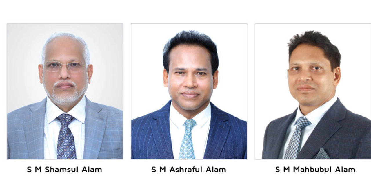 Walton's new Chairman S M Shamsul Alam, Vice Chairman S M Ashraful Alam, Managing Director S M Mahbubul Alam