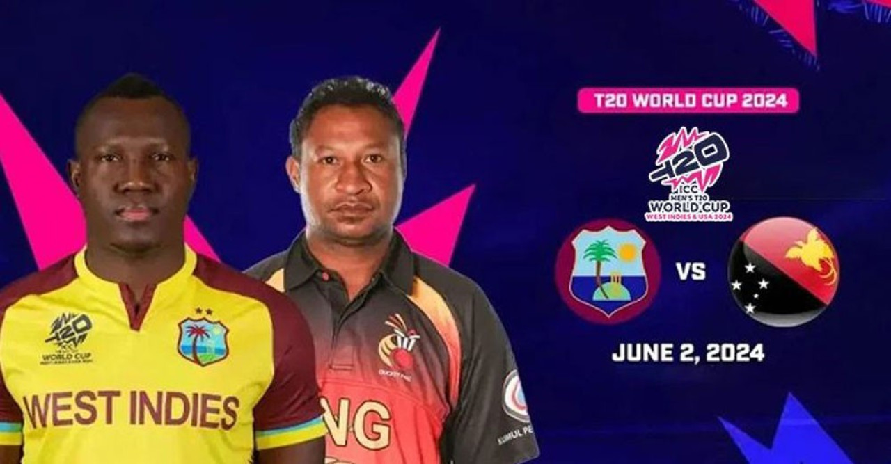 রাতে বিশ্বকাপে ওয়েস্ট ইন্ডিজ ও পাপুয়া নিউগিনি মুখোমুখি