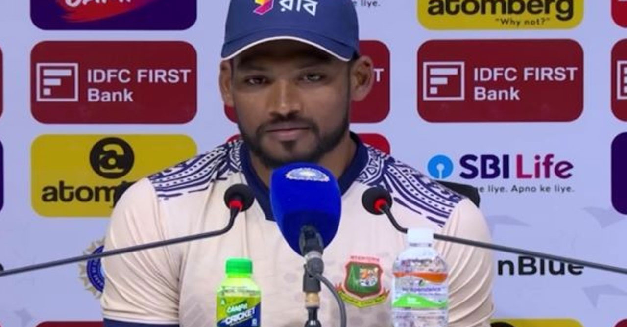 দুই টেস্টেই ভারতের বিরুদ্ধে ব্যাটিং ব্যর্থতা মেনে নিলেন অধিনায়ক শান্ত