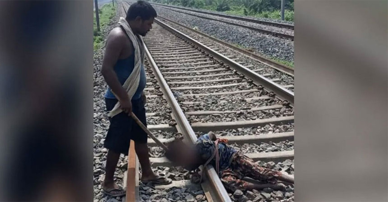 চোর সন্দেহে শিশুকে নির্মম নির্যাতন, বেঁধে রাখা হলো রেললাইনে