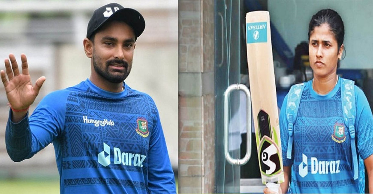 নারী ক্রিকেটার পিংকিকে ব্যাট উপহার দিলেন লিটন দাস