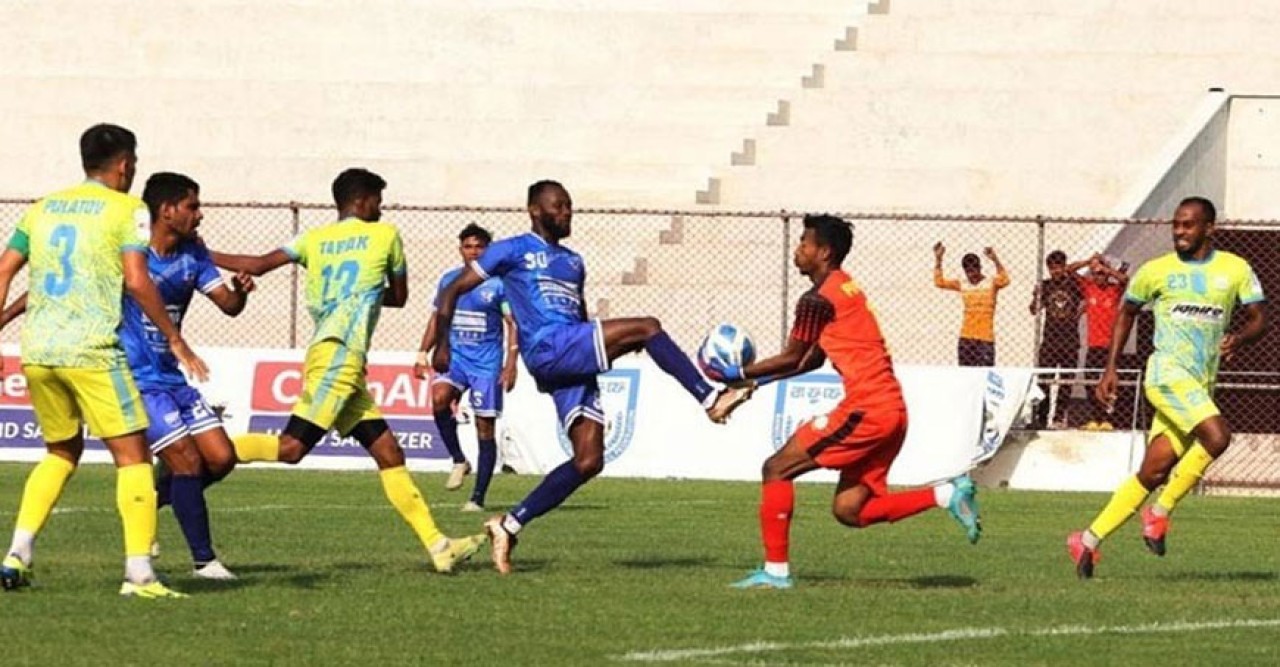 শেখ রাসেলের বিপক্ষে শেখ জামালের গোলশূন্য ড্র