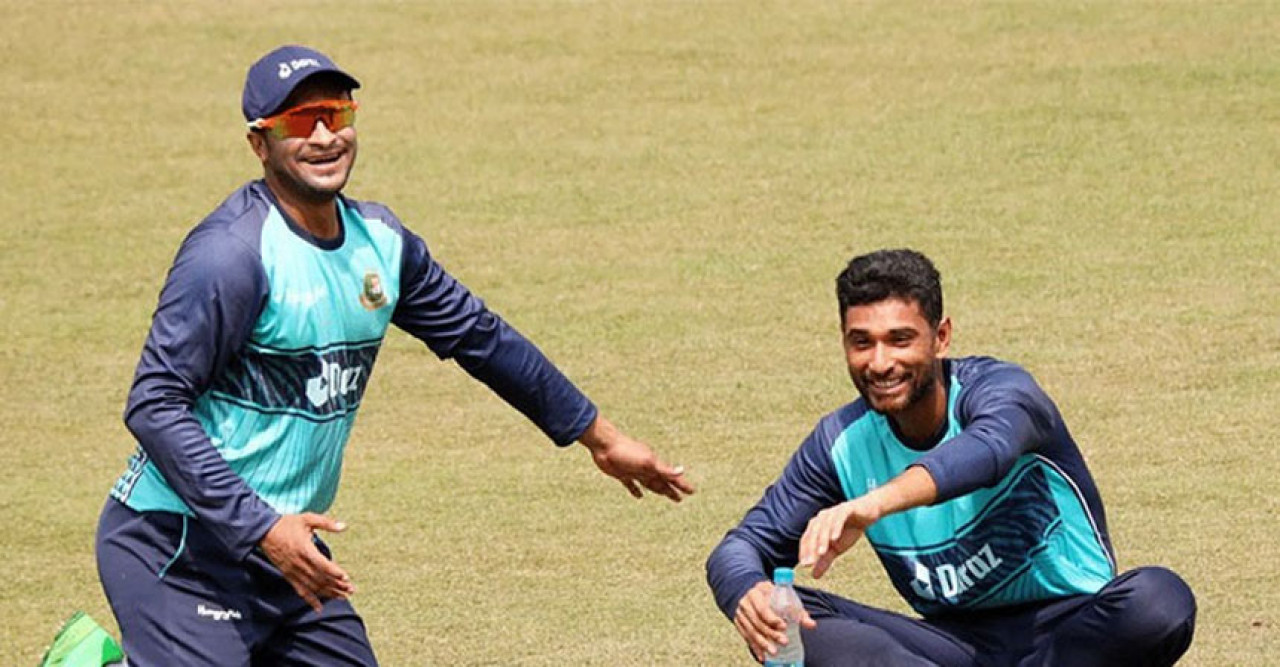 অনুশীলন ক্যাম্পে সাকিবের বিশেষ বৈঠকে রিয়াদ ও সৌম্য
