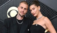 Hailey Bieber Playfully Celebrates Justin Bieber's Latest Coachella Release