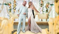 Taylor Swift Wears Custom Dior Gown by Jonathan Anderson for Madison Square Garden Wedding to Travis Kelce