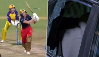এলিস পেরির ছক্কায় ভাঙলো স্পন্সর প্রতিষ্ঠানের গাড়ির কাচ