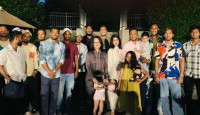 প্রস্তুতি ম্যাচের আগে সাকিবের বাড়িতে দাওয়াত খেলেন শান্ত-তাসকিনরা