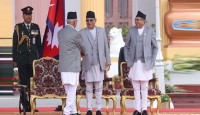 চতুর্থবারের মতো নেপালের প্রধানমন্ত্রী হিসেবে শপথ নিলেন কে পি শর্মা অলি