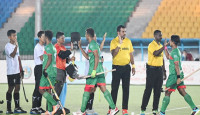 হকিতে স্থান নির্ধারণী ম্যাচে থাইল্যান্ডকে হারালো বাংলাদেশ
