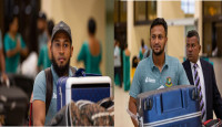 মুশফিকের সঙ্গে ঢাকায় ফিরেছেন সাকিবও
