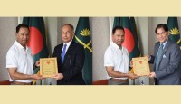 সেনাপ্রধানের সঙ্গে দুই আন্তর্জাতিক ক্রীড়া ব্যক্তিত্বের সাক্ষাৎ