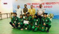 শুটিংয়ে চ্যাম্পিয়ন ঢাকা, রানার আপ রংপুর বিভাগ: স্বর্ণ পদক জয়ী সোবহান