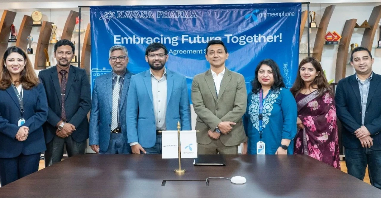 গ্রামীণফোনের জিপি শিল্ড নাভানা ফার্মাসিউটিক্যালসের কর্মীদের ডিজিটাল নিরাপত্তা আরও শক্তিশালী করবে