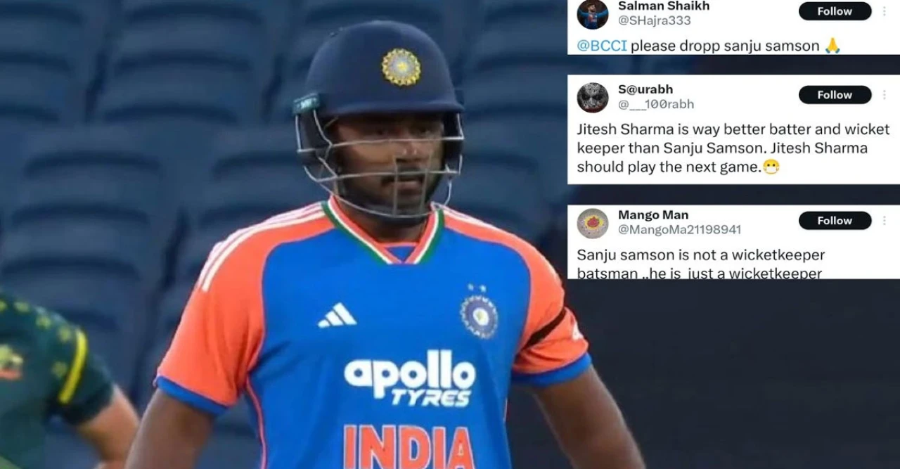 সানজু স্যামসনের ব্যর্থতায় ক্ষুব্ধ ভারতীয় ভক্ত! 'জিতেশ শর্মা অনেক ভালো', টুইটারে তুমুল বিতর্ক