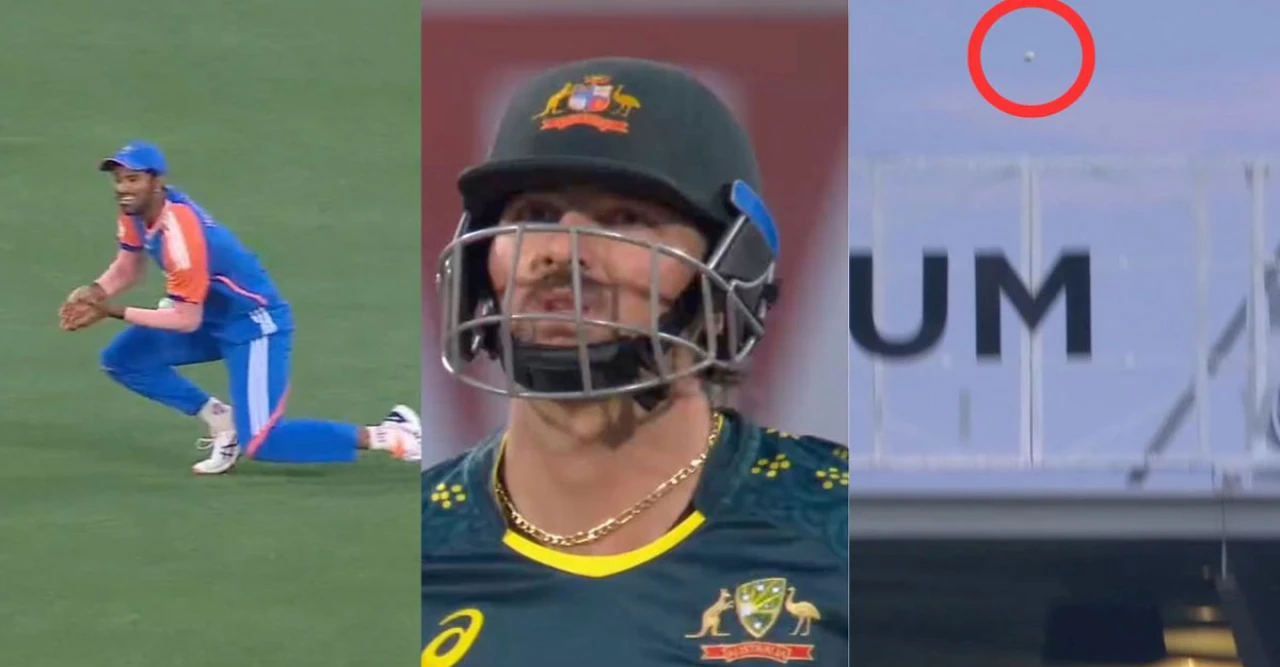 ওয়াশিংটন সুন্দরের হাত ফসকালেন ডেভিড, আর পরের ওভারেই হোবার্ট স্টেডিয়ামের ছাদে আছড়ে পড়ল তাঁর ছক্কা!