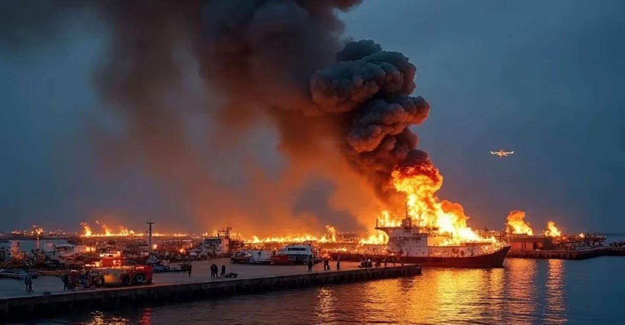 কাস্পিয়ান সাগরে ইউক্রেনের বড় ধরনের ড্রোন হামলা! রাশিয়ার তেল প্ল্যাটফর্মে আগুন, ভোরোনেজে নারী নিহত