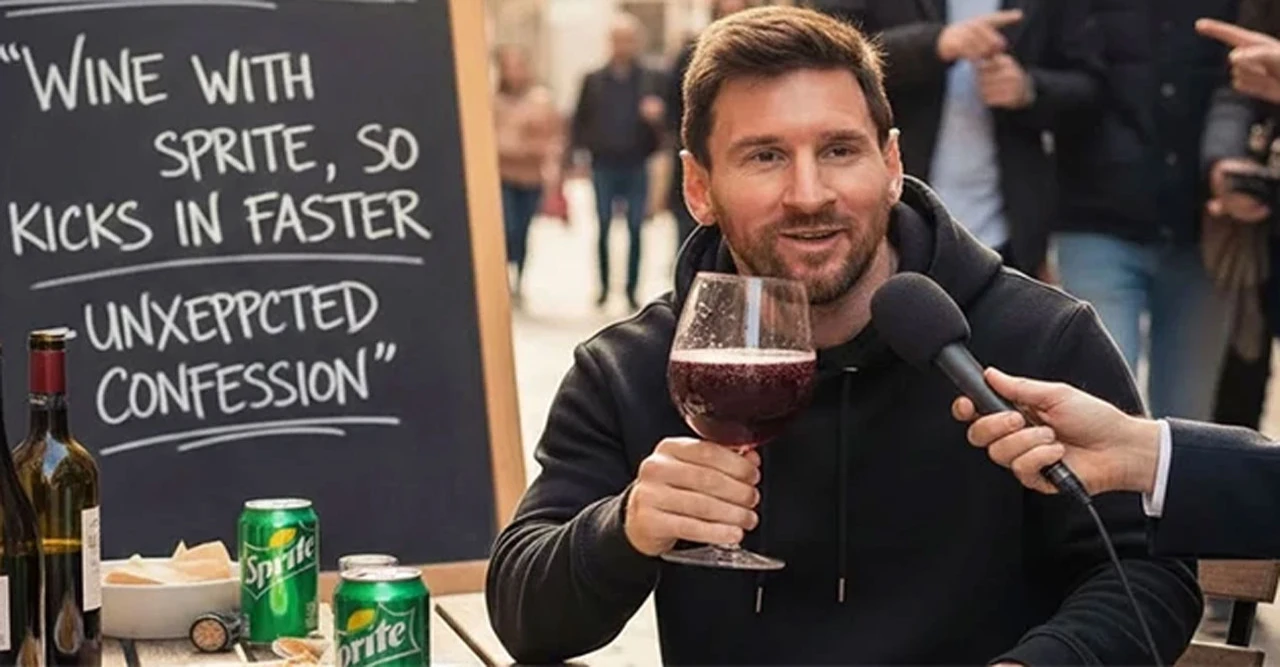 মেসির মজার স্বীকারোক্তি: স্প্রাইটের সঙ্গে ওয়াইন মিশিয়ে খাই, তাড়াতাড়ি নেশা হয়!