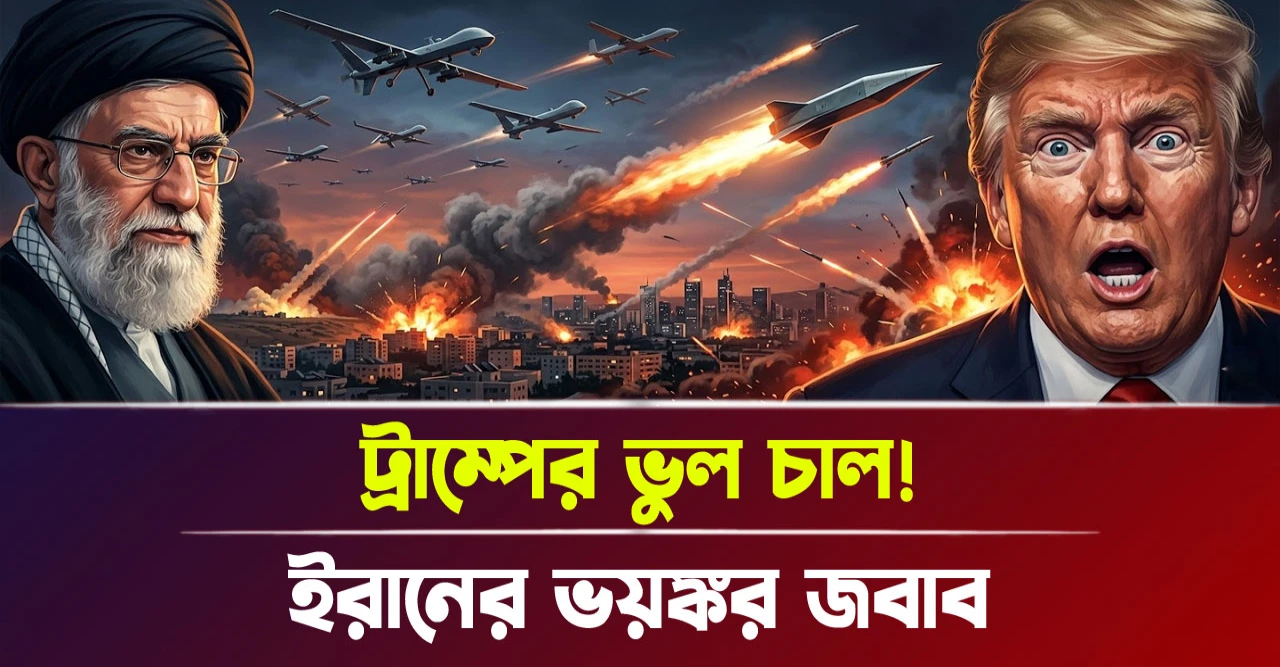 ইরানের ভয়ঙ্কর জবাব! ট্রাম্পের ভুল চাল!
