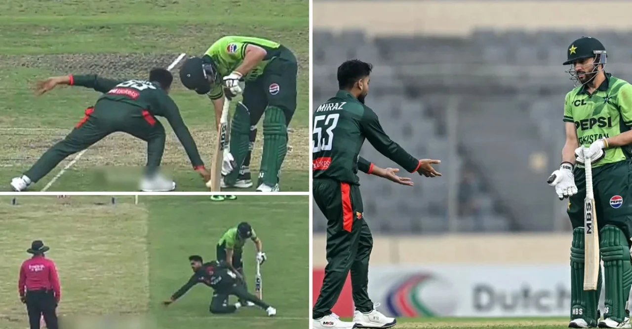 সালমানের রানআউট নিয়ে বিতর্ক, মিরাজের পক্ষ নিলেন রমিজ রাজা!