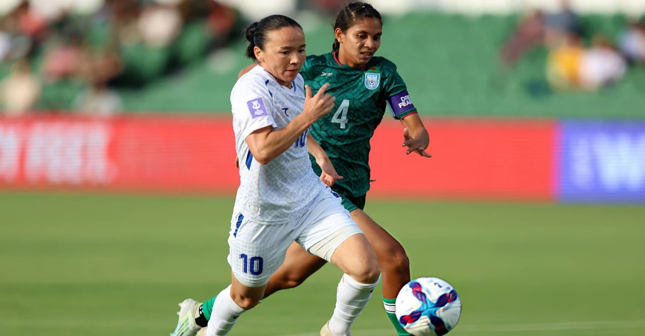 ঋতুপর্ণার ঝড়েও বাংলাদেশ পিছিয়ে, উজবেকিস্তানকে কঠিন লড়াই দিলো নারী এশিয়ান কাপের ম্যাচে