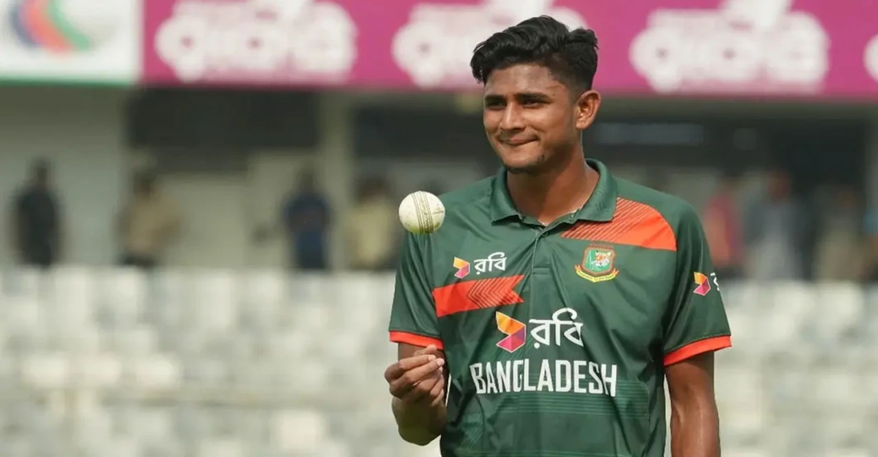 বিশ্রাম থেকে ফিরে নাহিদ রানার বিধ্বংসী স্পেল, নিউজিল্যান্ডকে ১৯৮ রানে থামাল বাংলাদেশ