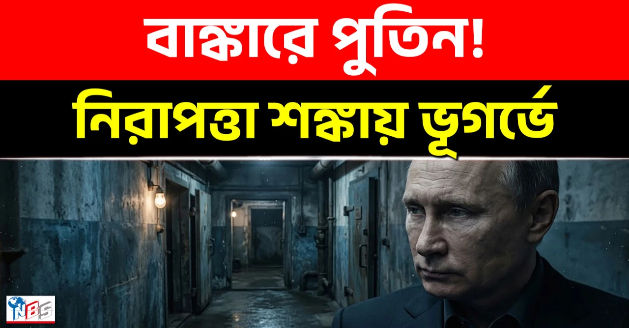 নিরাপত্তা শঙ্কায় মাটির নিচের বাঙ্কারে দীর্ঘ সময় কাটাচ্ছেন পুতিন