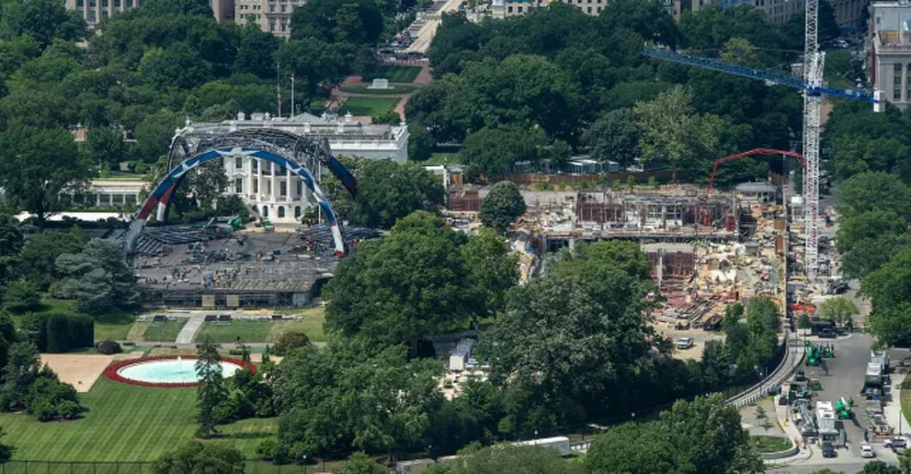 Trump Administration Awards Massive No-Bid Contract for New White House East Wing Ballroom