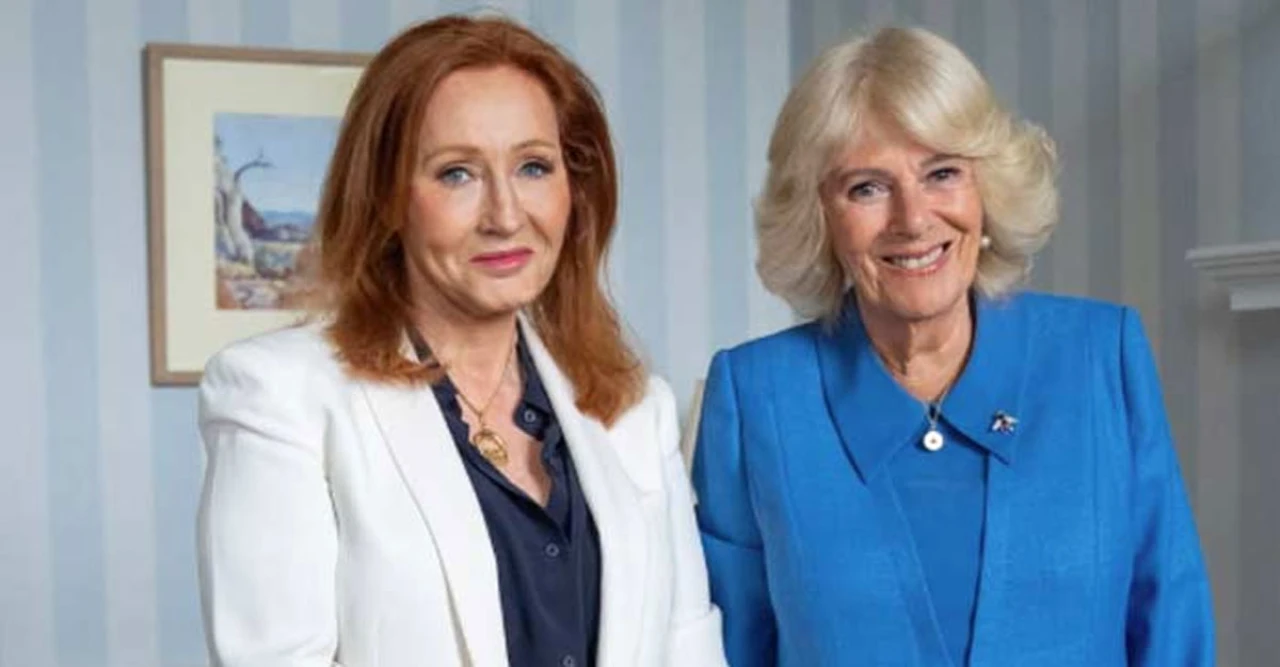 Queen Camilla Welcomes J.K. Rowling to Palace for Literary Audience