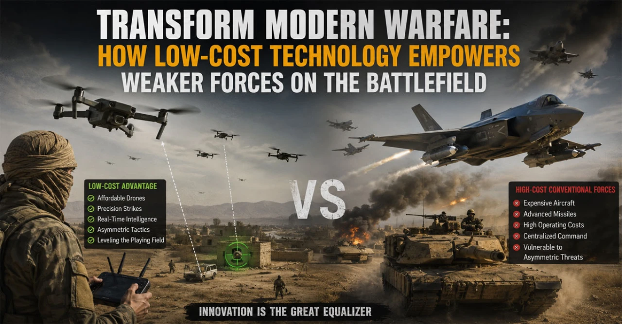 Transform Modern Warfare: How Low-Cost Technology Empowers Weaker Forces on the Battlefield