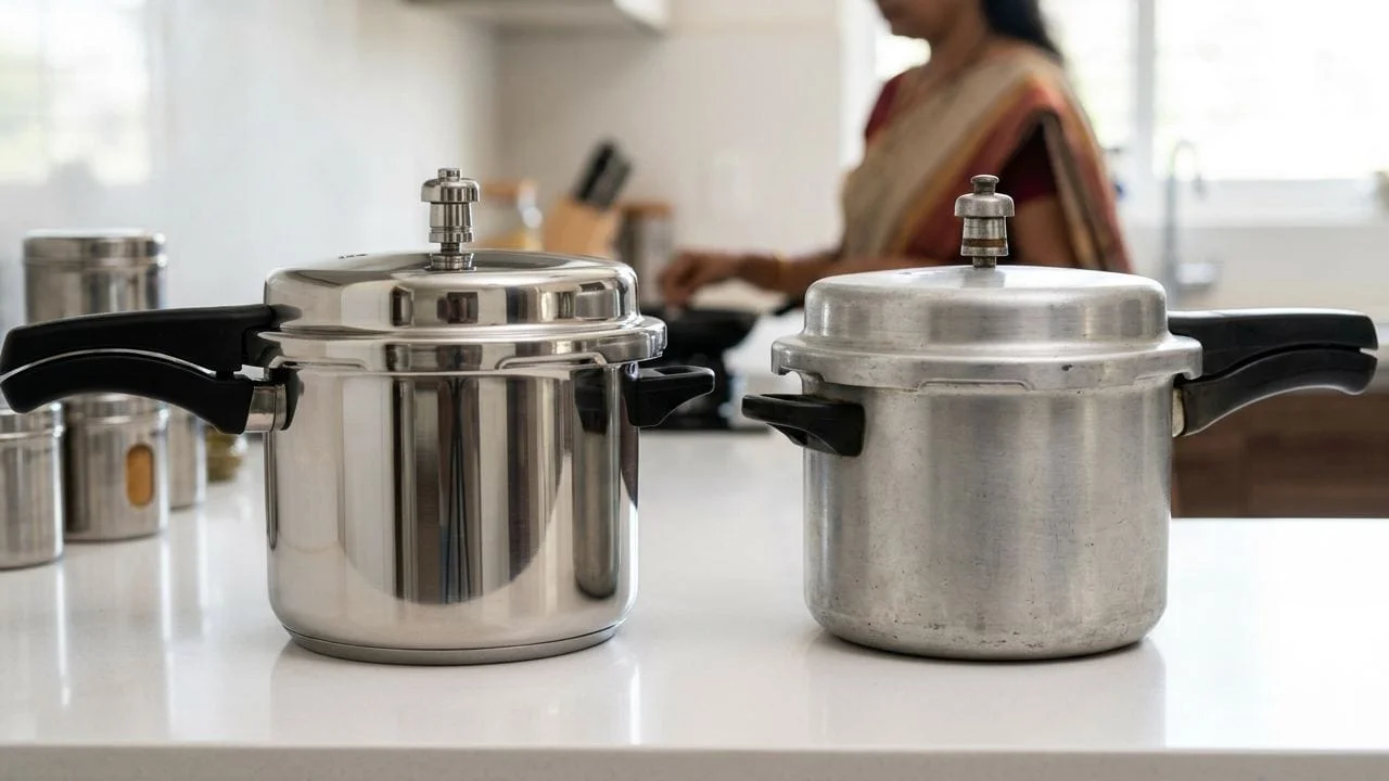 Aluminum vs Stainless Steel Pressure Cookers: Which Is Safer and More Durable?