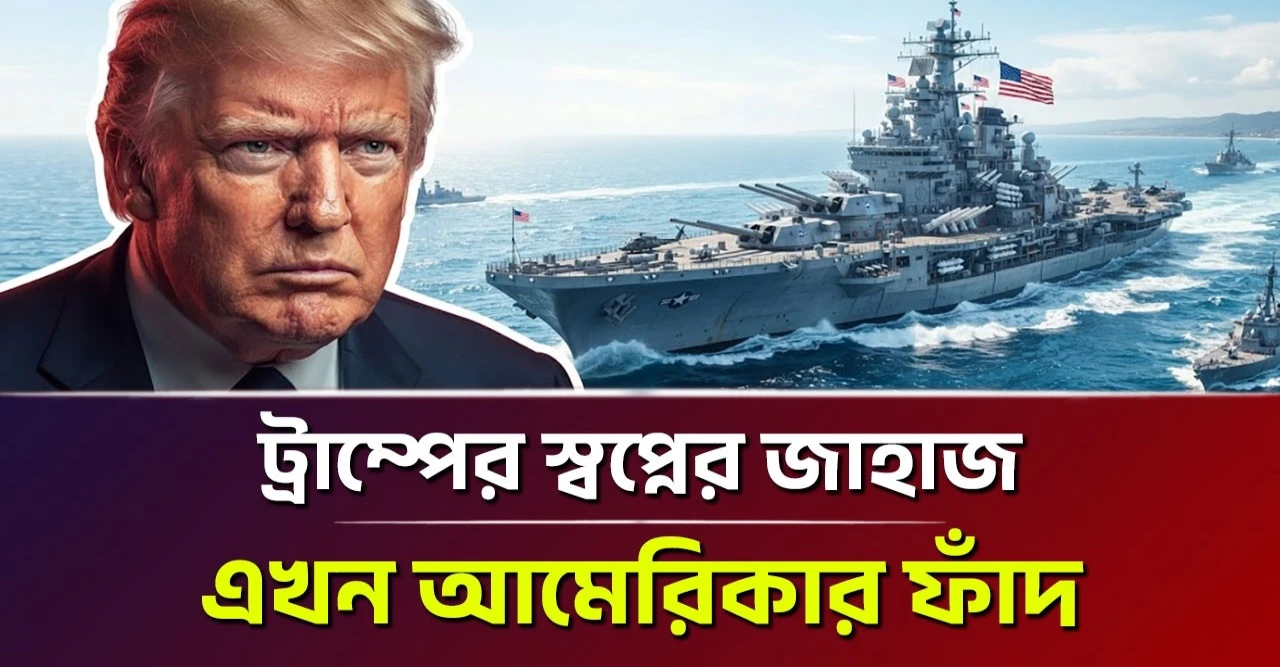 আমেরিকার স্বপ্নের ট্রাম্প ক্লাস ব্যাটলশিপ এখন মাথা ব্যথার কারণ